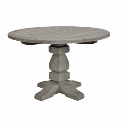 Depok bord 130 cm grålaserad teak